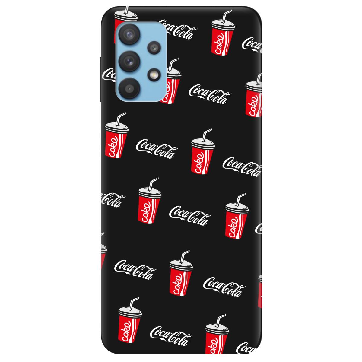 Силиконовый чехол Zorrov для Samsung Galaxy A32 - Coca Cola (15500050244123372) - фото 1