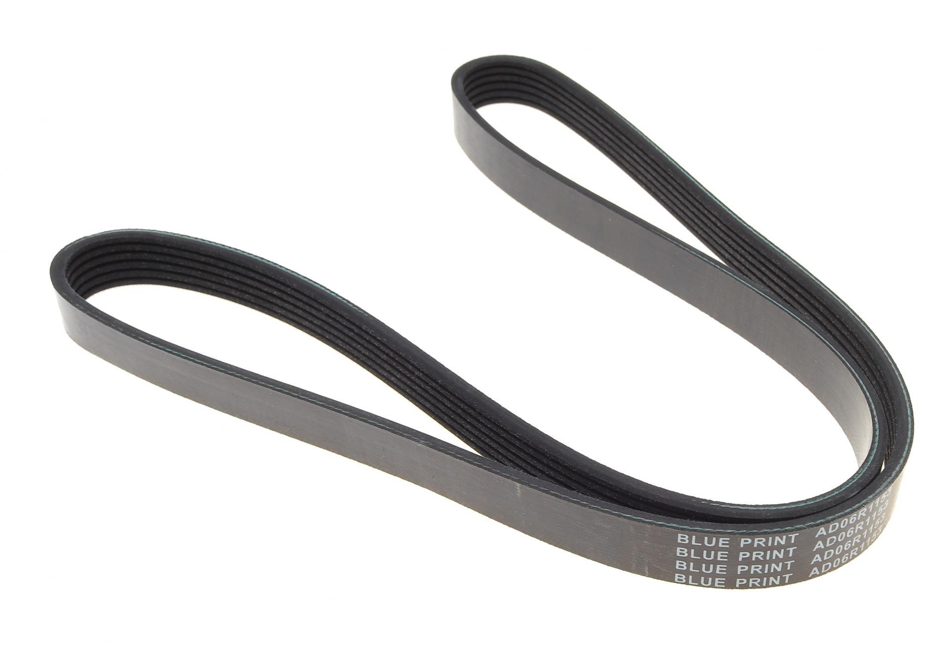 Ремень генератора BLUE PRINT Fiat Ducato/Citroen Jumper 1.9D/TD 94-/Renault Trafic 2.5dCI 03- - (AD06R1153)
