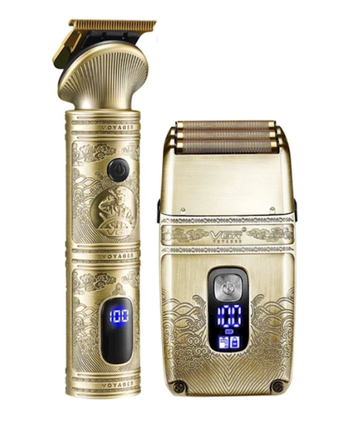 Набір машинка та електробритва VGR V-649 акумуляторна LED-дисплей (15348726)