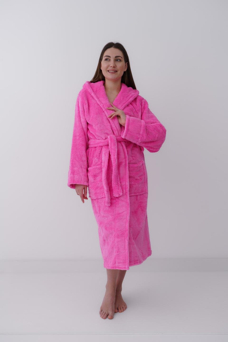 Халат женский UT Store 6XL HT01 Розовый (20250223)