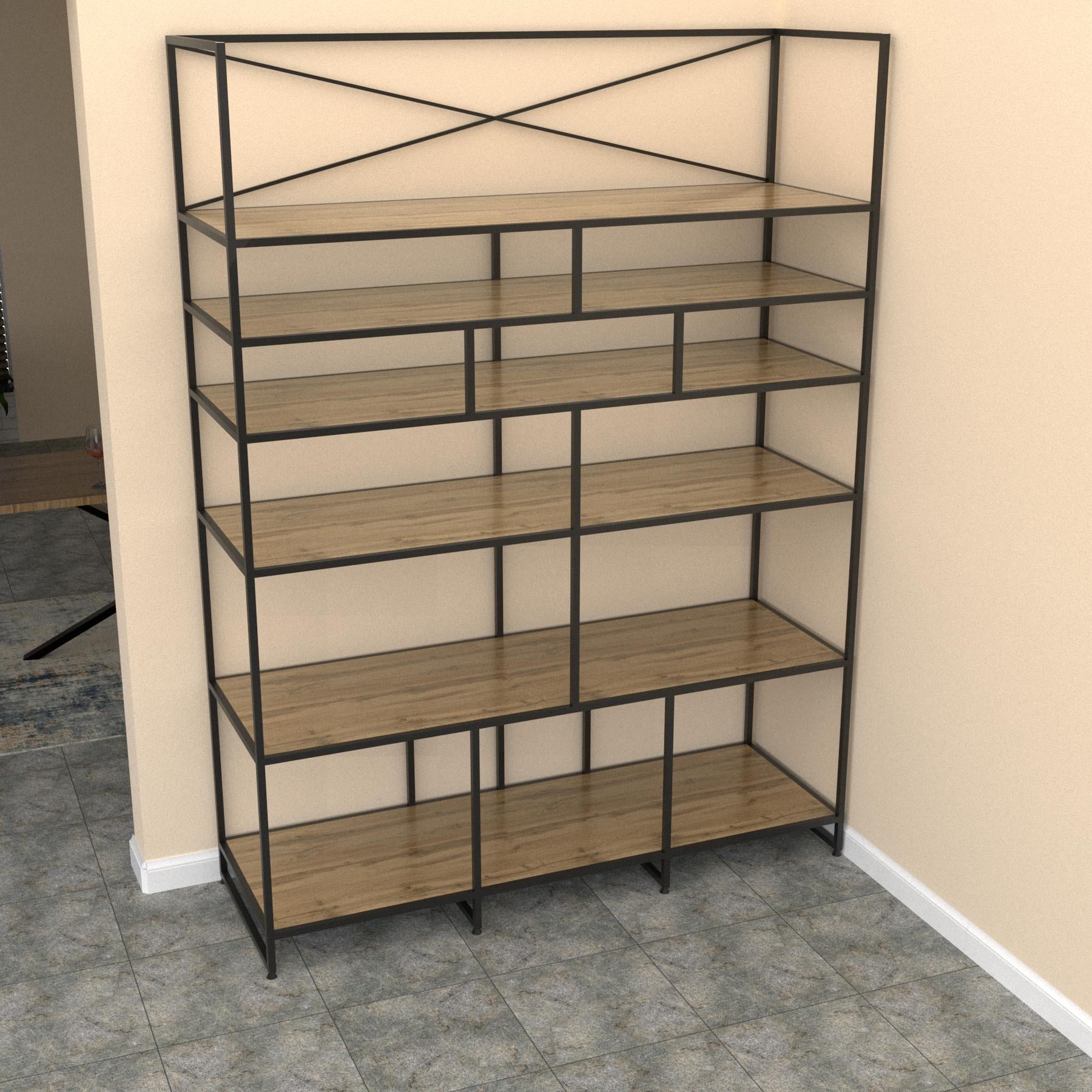 Стеллаж EcoLoft Артемида DSP-1145 в стиле лофт Дуб Аппалачи (23759850) Стеллаж EcoLoft Артемида DSP-1145 в стиле лофт Дуб Аппалачи (23759850)