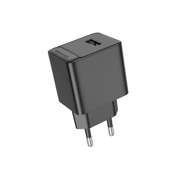 Зарядное устройство для сетевого питания Borofone BAS11A Erudite single port charger set Type-C EU Black (6941991104657)