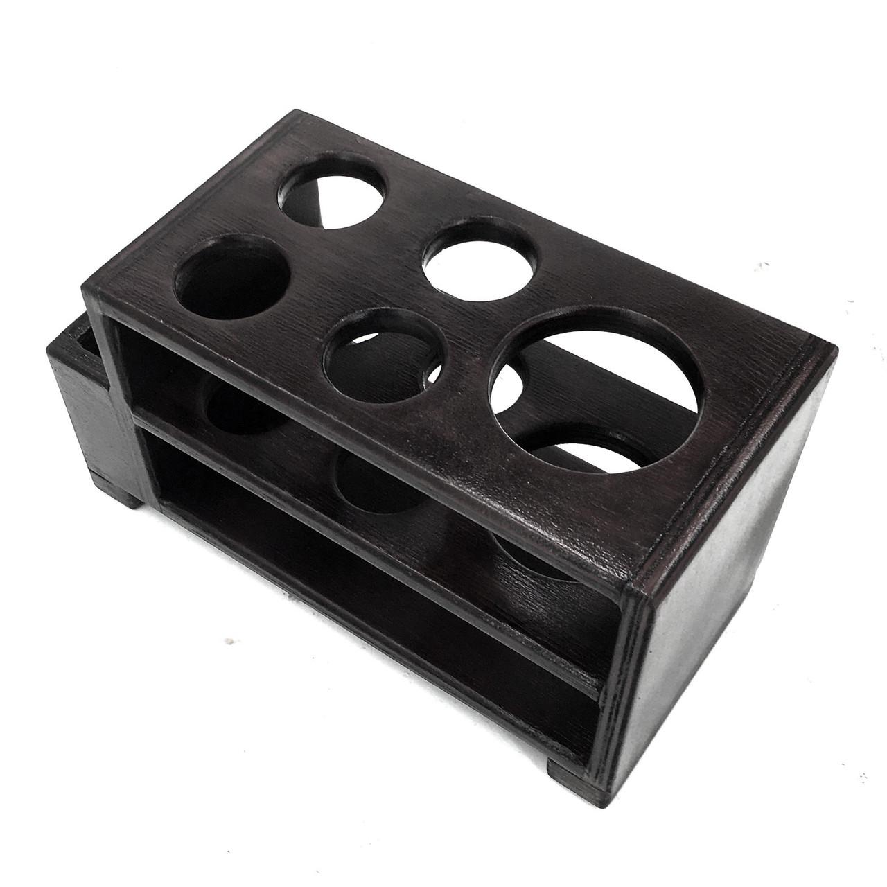 Органайзер для зубных щеток из дерева Маракеш Венге (ОЗЩ-000112) - фото 3