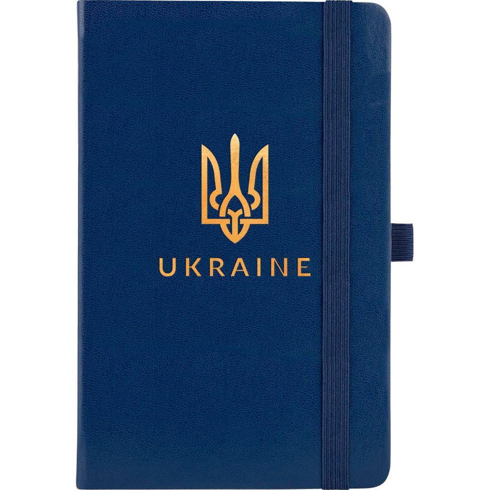 Подарунковий настільний набір кулькова ручка Parker Jotter 17 та блокнот Axent Partner "Ukraine" в коробці Cіній (SS GT BP 16 032_TR) - фото 7