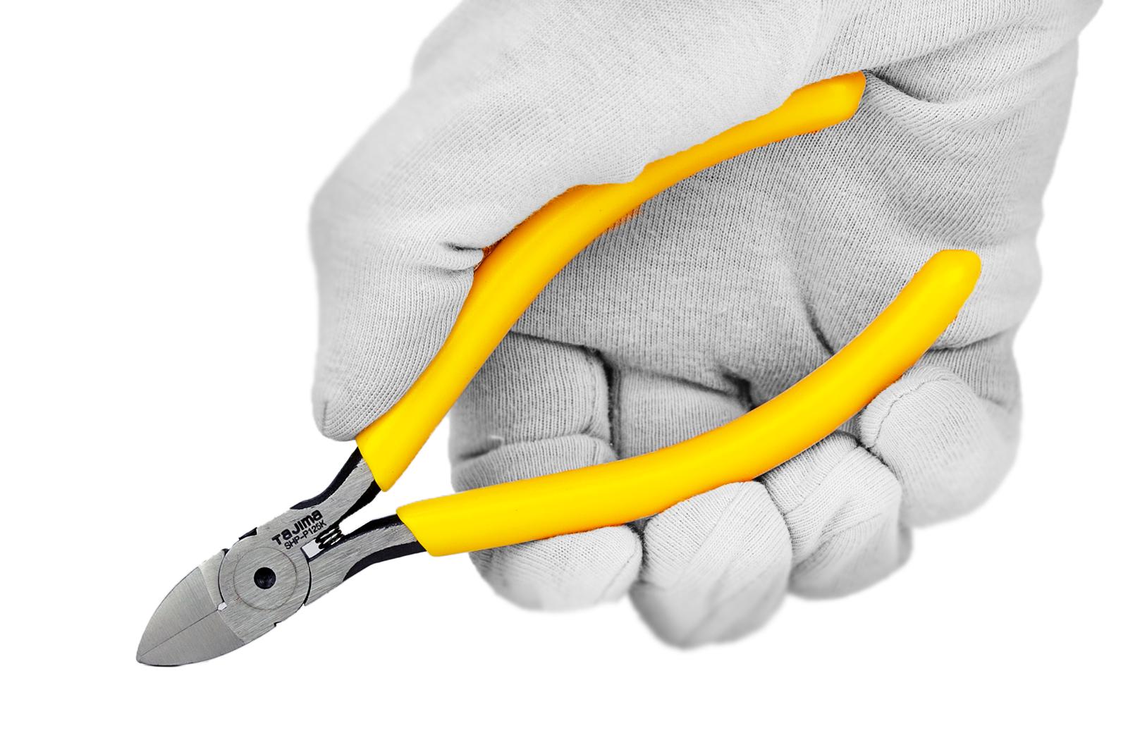 Кусачки-бокорезы Tajima SHP-P125K CrV плоские губки 125 мм (1205-0520) - фото 10