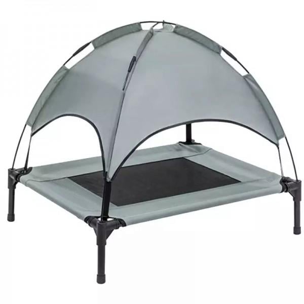 Гамак для животных с навесом и металлическим каркасом уличный переносной