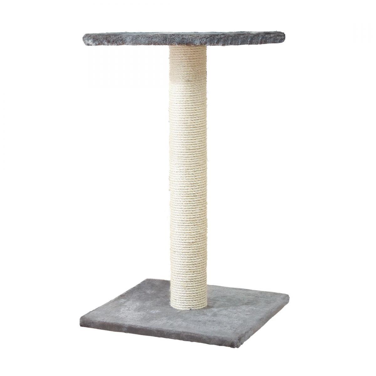 Дряпка Trixie Espejo для котів сизаль/плюш 40х40х69 см Сірий (43342)