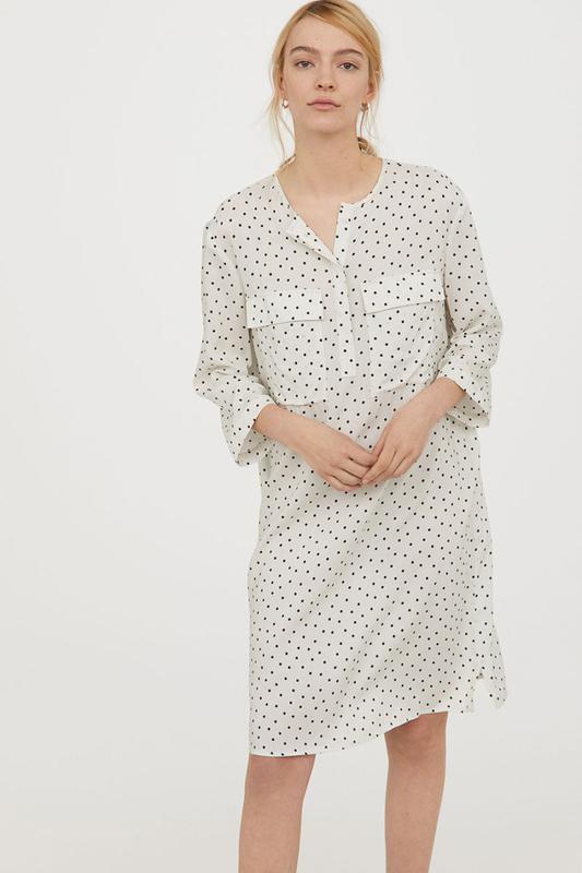 Платье-рубашка S Молочный (6179197bar) - фото 2 Платье-рубашка S Молочный (6179197bar) - фото 2