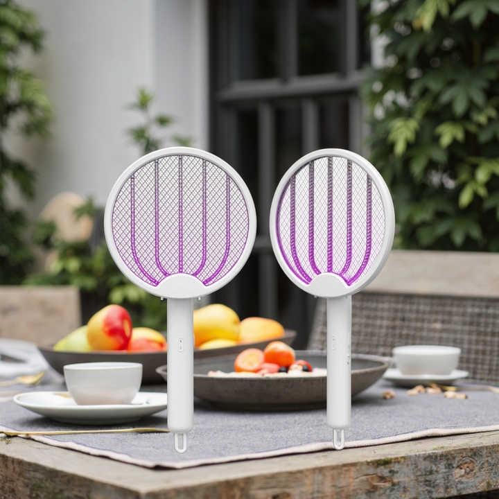 Мухобойка в виде ракетки электрическая (88_Four in one) - фото 11