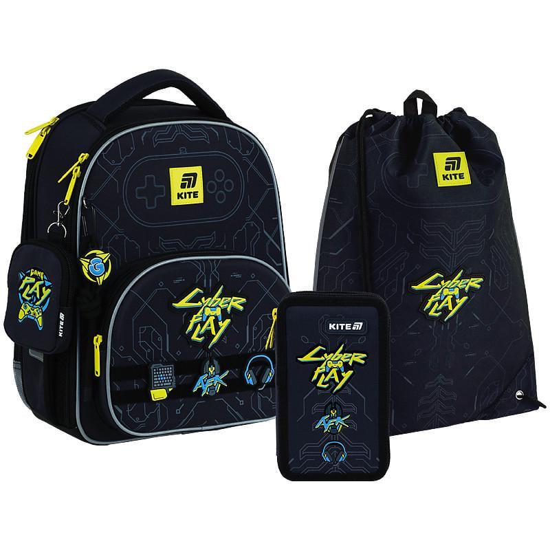 Набор Kite рюкзак + пенал + сумка для обуви SET_K25-556M-2 Cyber