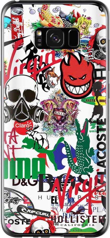 Чехол на Samsung Galaxy S8 Plus Many different logos (4022t-817-42517) Чехол на Samsung Galaxy S8 Plus Many different logos (4022t-817-42517)