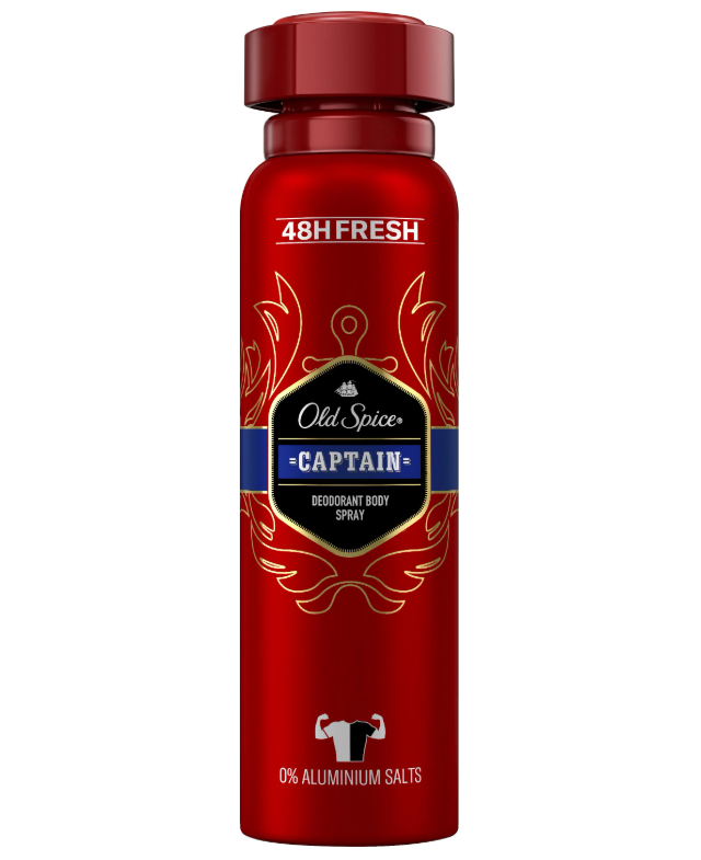 Дезодорант аэрозольный Old Spice Captain 150 мл (6160)