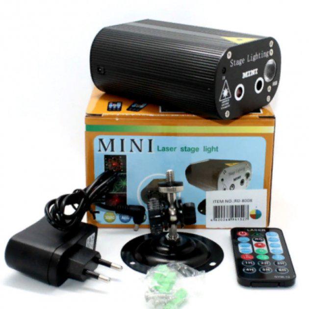 Проектор лазерный UKC RD-8008L с пультом Разноцветный (9997212) - фото 2 Проектор лазерный UKC RD-8008L с пультом Разноцветный (9997212) - фото 2