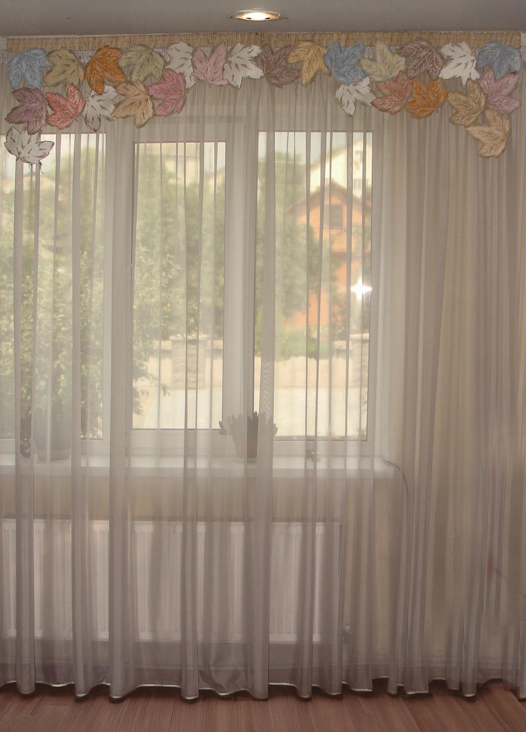 Ламбрекен жесткий Firanka Plants Листочки 2 м Разноцветный (5_6ж)