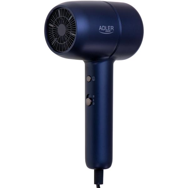Фен для волос Adler AD 2279p 1800W 2 скорости 2 температурных режима ионизация Blue (AD2279B) - фото 6 Фен для волос Adler AD 2279p 1800W 2 скорости 2 температурных режима ионизация Blue (AD2279B) - фото 6