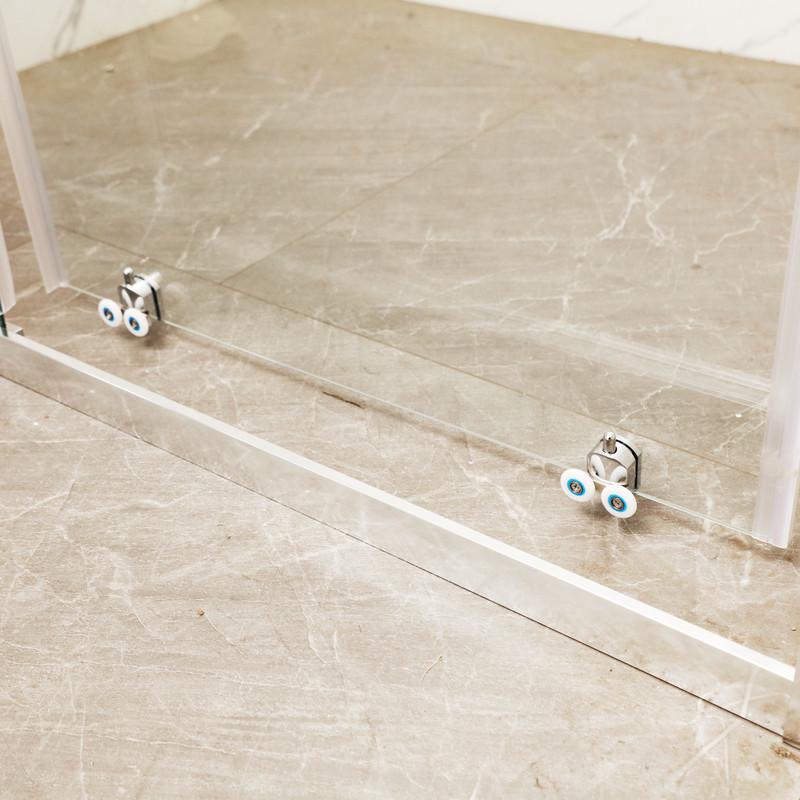 Дверь в нишу MIXXUS Premium DIVERSE SD01-140x185-TR прозрачное стекло 5 мм Chrome (MI6874) - фото 2