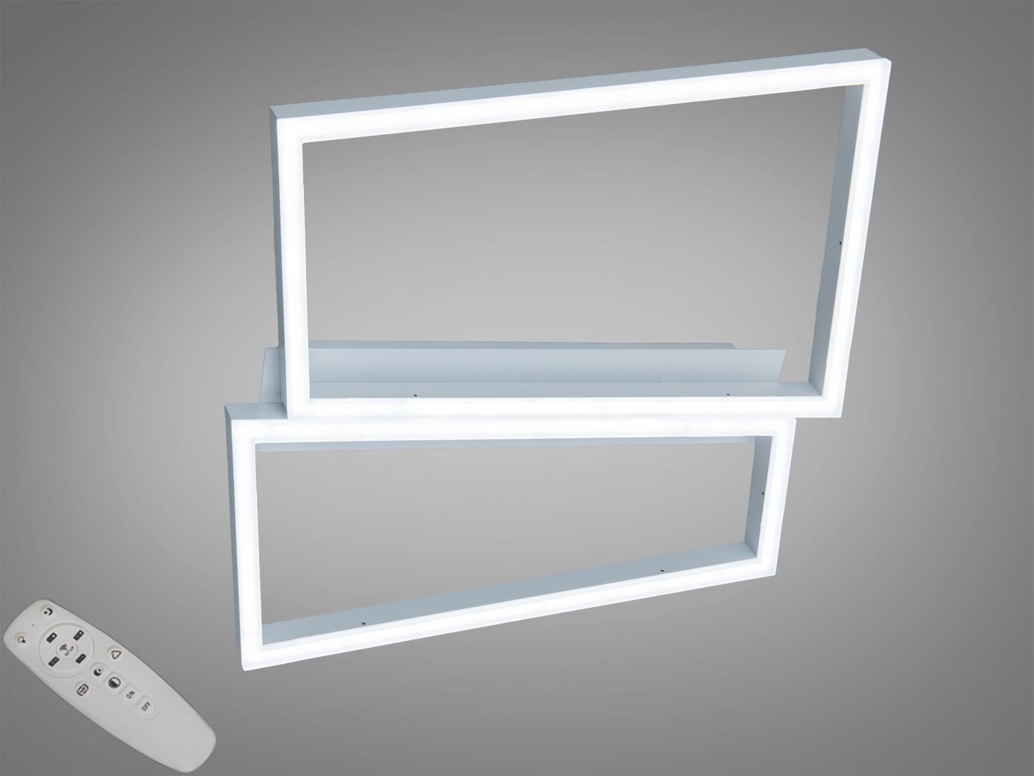 Люстра стельова LED/пульт/57 W Білий (2552WH dimmer)