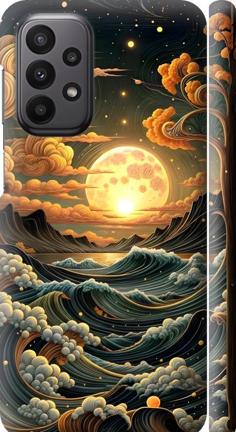 Чехол на Samsung Galaxy A23 A235F Арт волны (6332m-2587-42517)