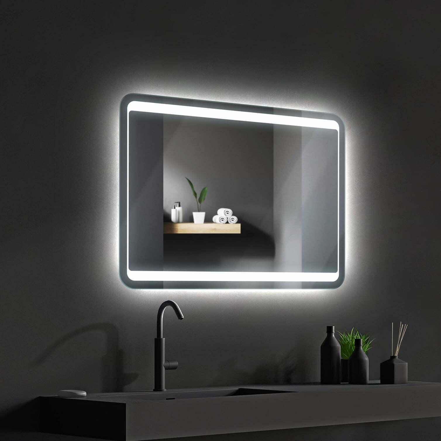 Зеркало Dim Dzerkal MIRA с LED-подсветкой 50х70 см (8181)