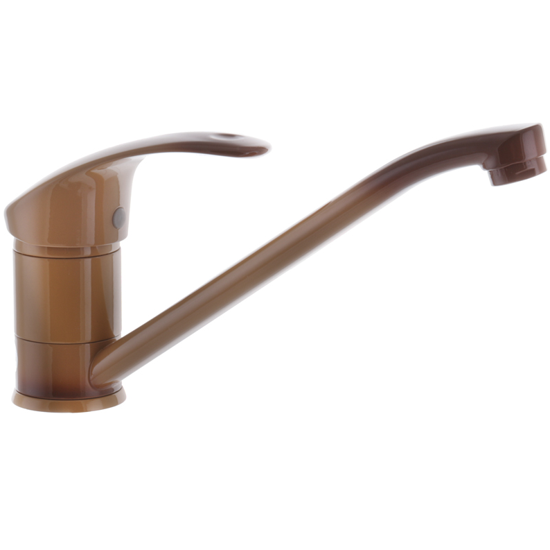 Смеситель для кухни Haiba MARS 004 HB0244 из латуни Коричневый