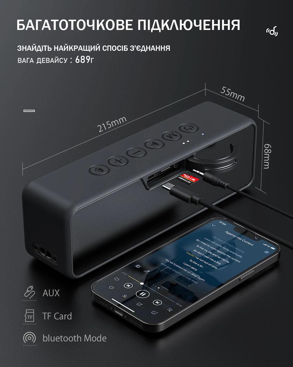 Колонка-Bluetooth BlitzWolf BW-WA4 (epic545) - фото 4