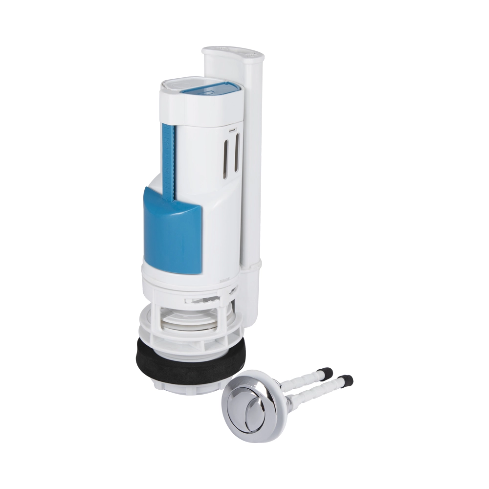 Механізм зливний для унітаза Lidz LT02 без клапана 3/6 л кнопка Хром (SD00051144)