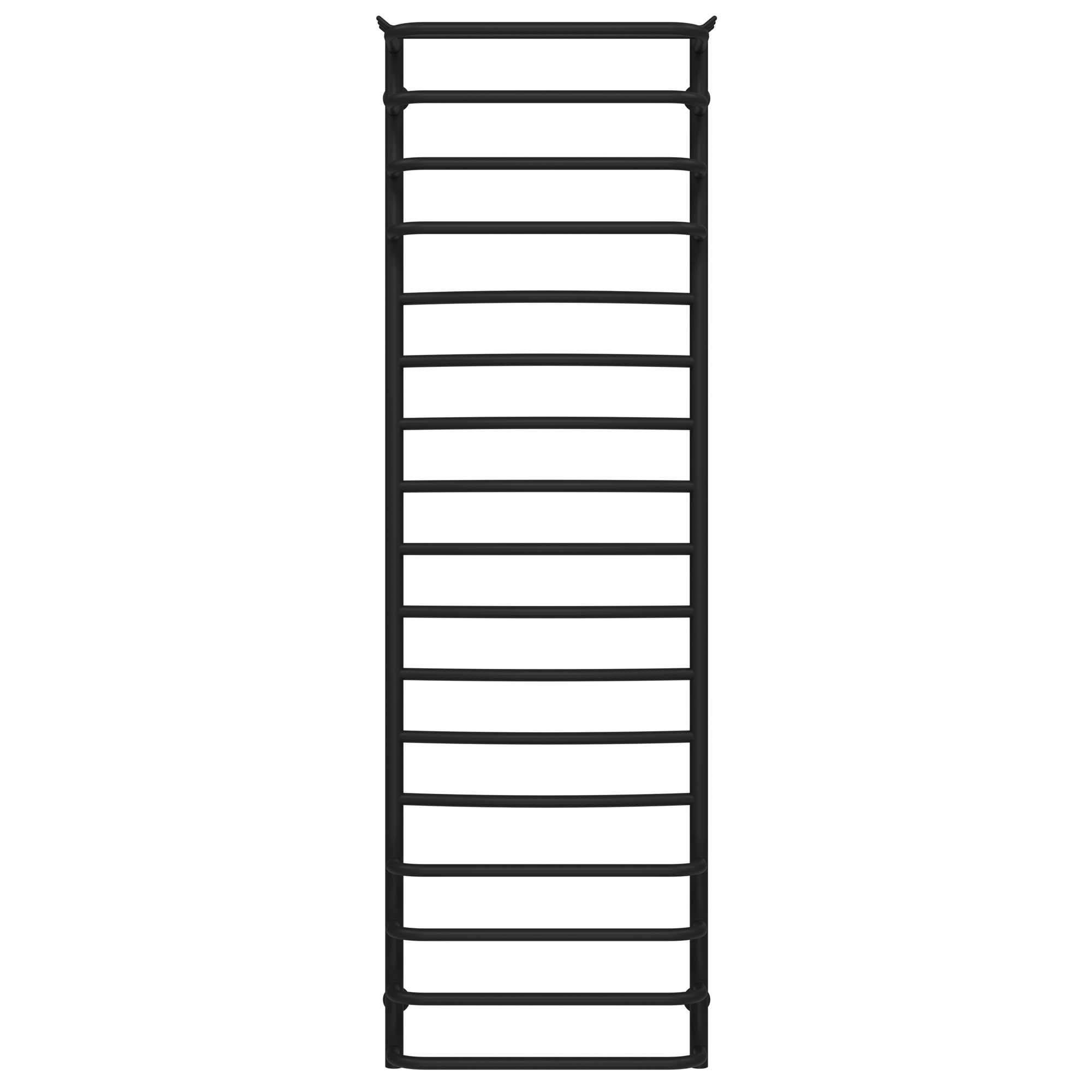 Рушникосушарка водяна Deffi Юність П17 нижнє підключення нержавіюча сталь 500х1700 мм Чорний (C.YU.170.50.17.B.A)