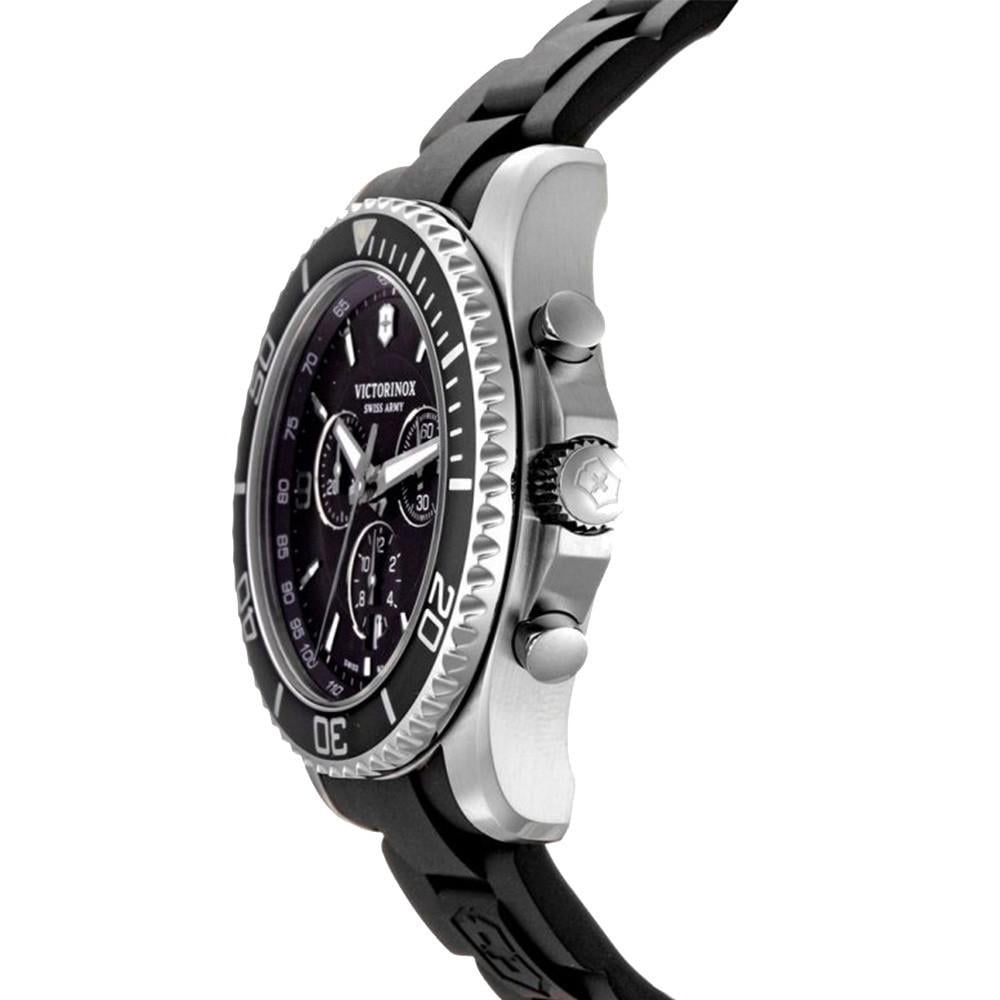 Наручний годинник чоловічий Victorinox Swiss Army Maverick Chrono кварцевий Silver (V241696) - фото 3