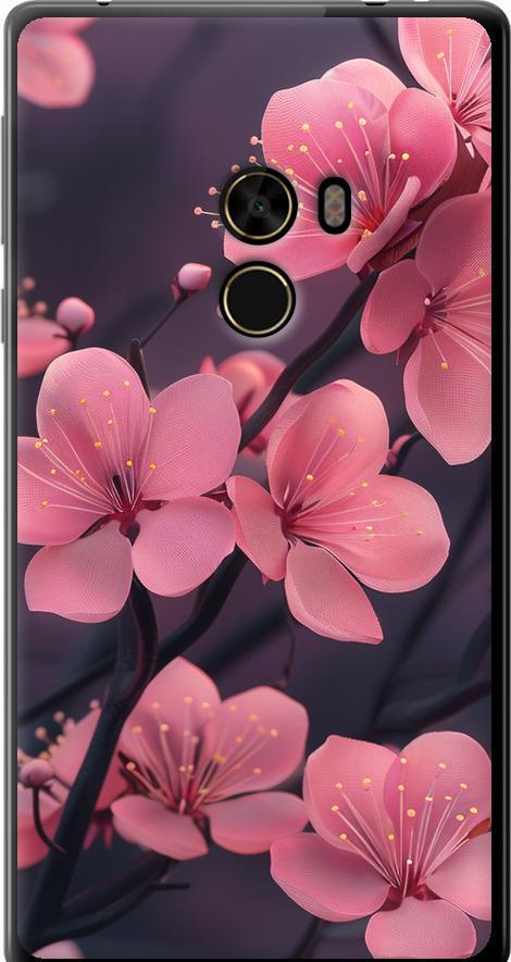 Чехол на Xiaomi Mi MiX Пурпурная сакура (6075u-426-42517)