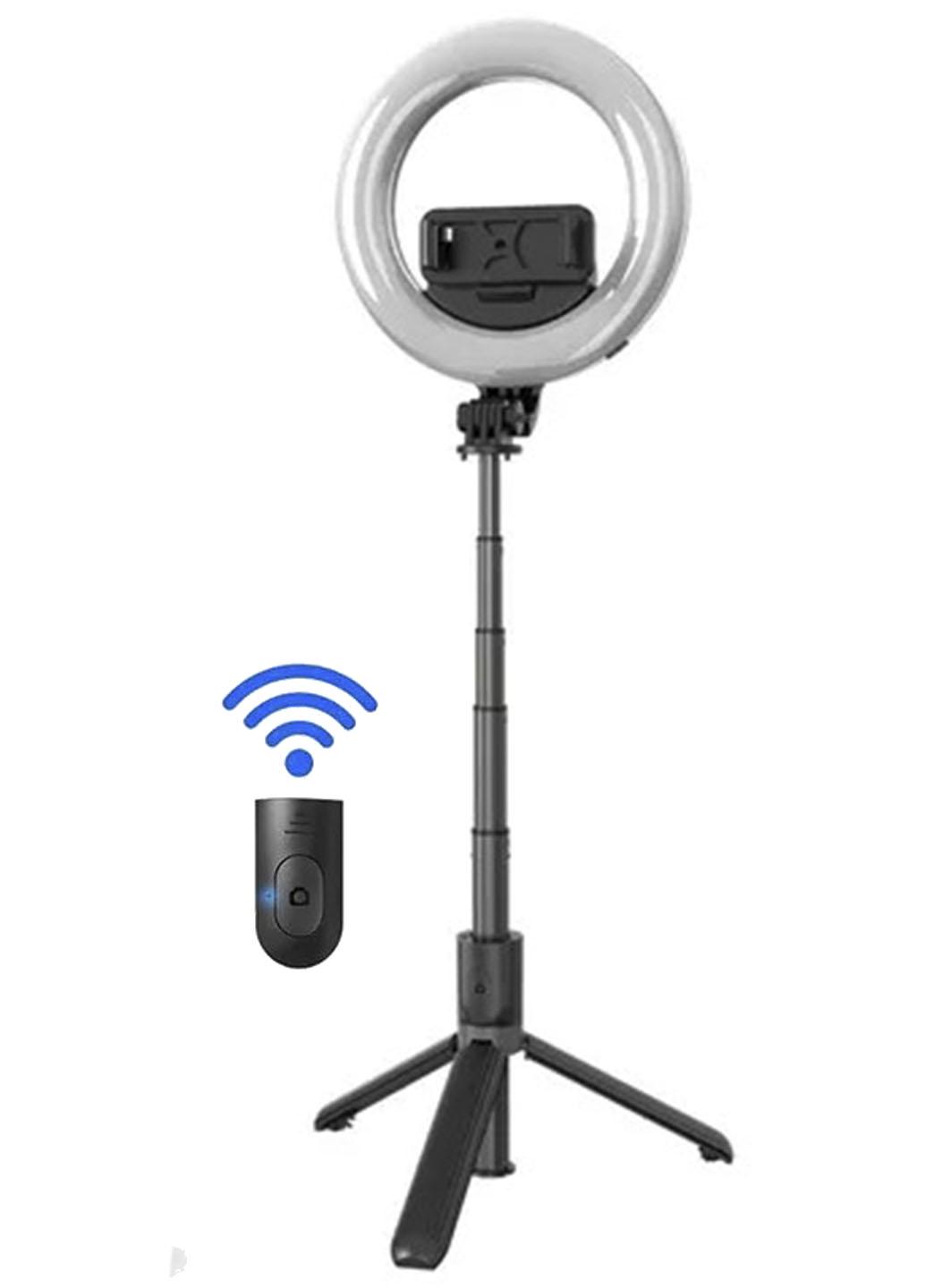 Селфи Led лампа кольцевая Mirror Selfie Stick L07 на треноге 16 см Черный (6251518) - фото 2 Селфи Led лампа кольцевая Mirror Selfie Stick L07 на треноге 16 см Черный (6251518) - фото 2