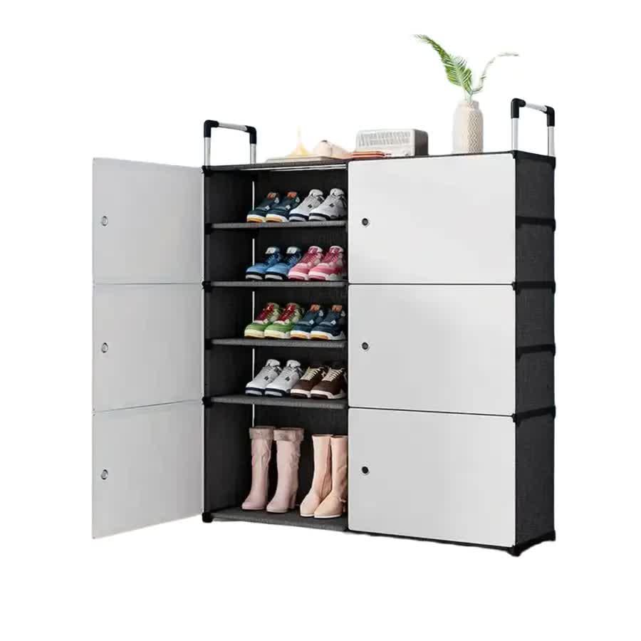 Шкаф для хранения обуви пластиковый 110х81х29 см (BXG-006)