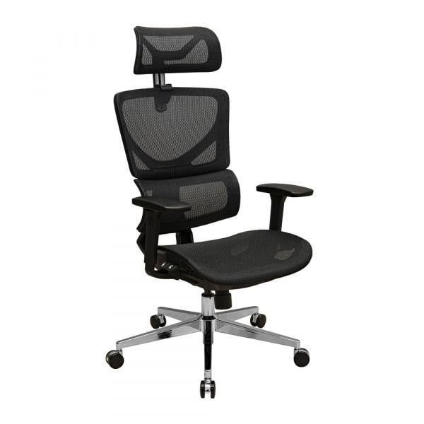 Кресло офисное Эрговик Synchro Черный (1659054)