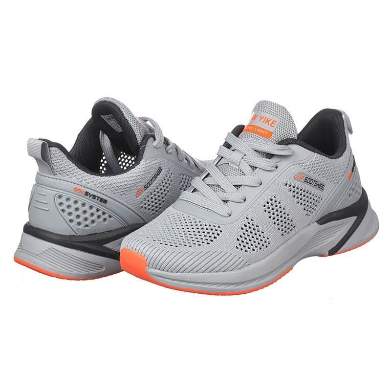 Кроссовки женские Yike B173-7 текстильные р. 39 Серый (20154)