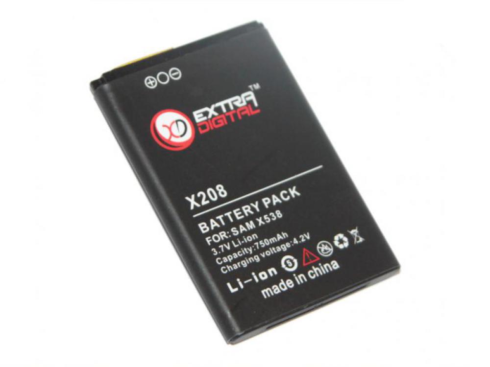Акумулятор Extradigital Samsung SGH-X208 750 mAh (BMS6338)