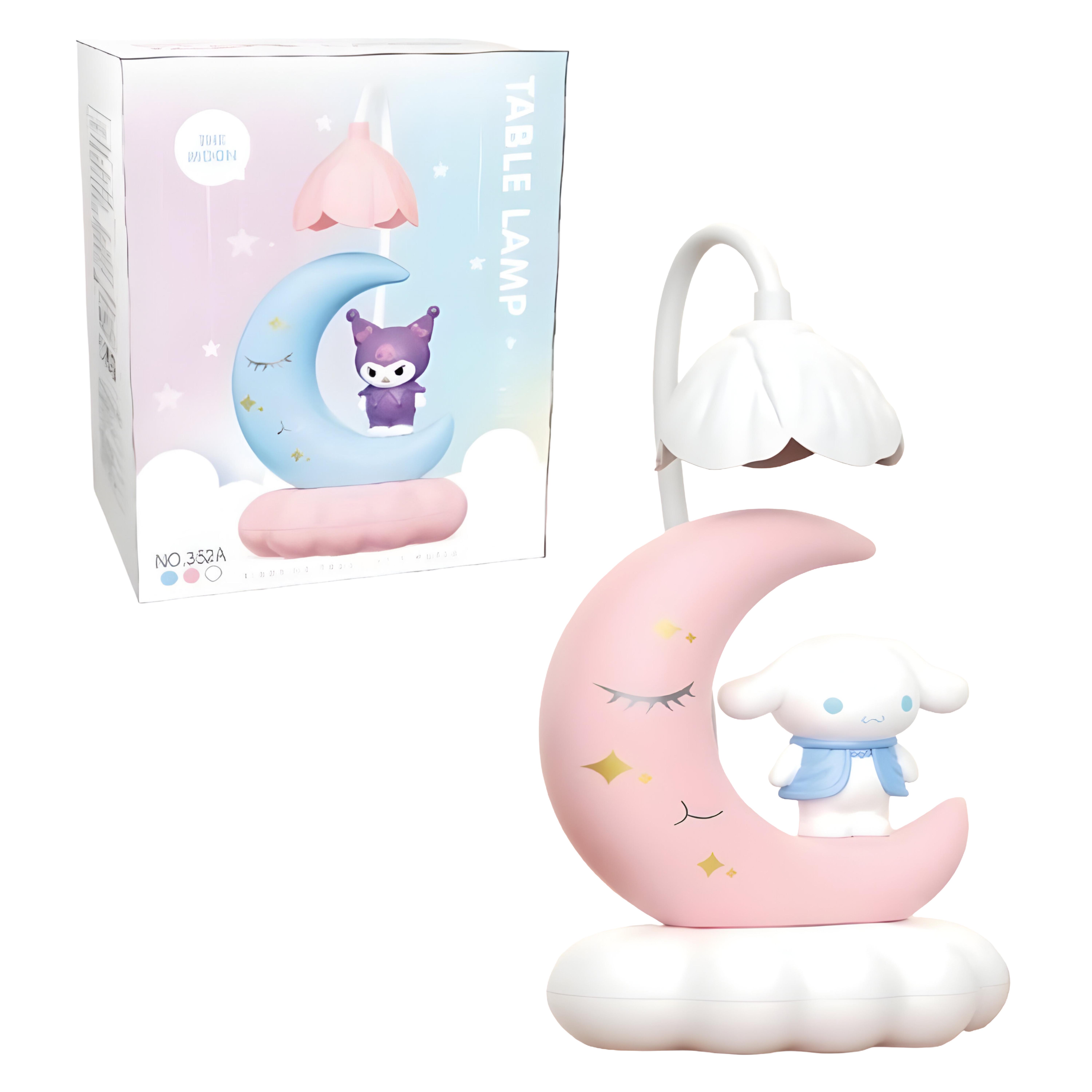 Настольная лампа Cinnamoroll на луне Белый (352D) - фото 2 Настольная лампа Cinnamoroll на луне Белый (352D) - фото 2