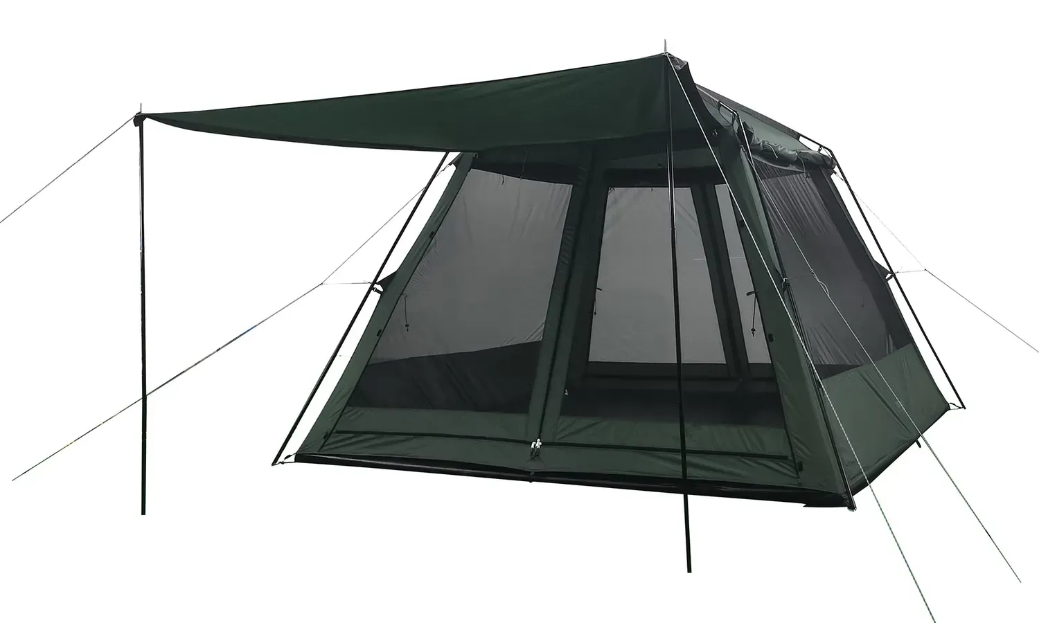 Шатро кемпинговое со стальным каркасом и москитной сеткой Tribe Bungalow Pro (T-AD-0004-green)