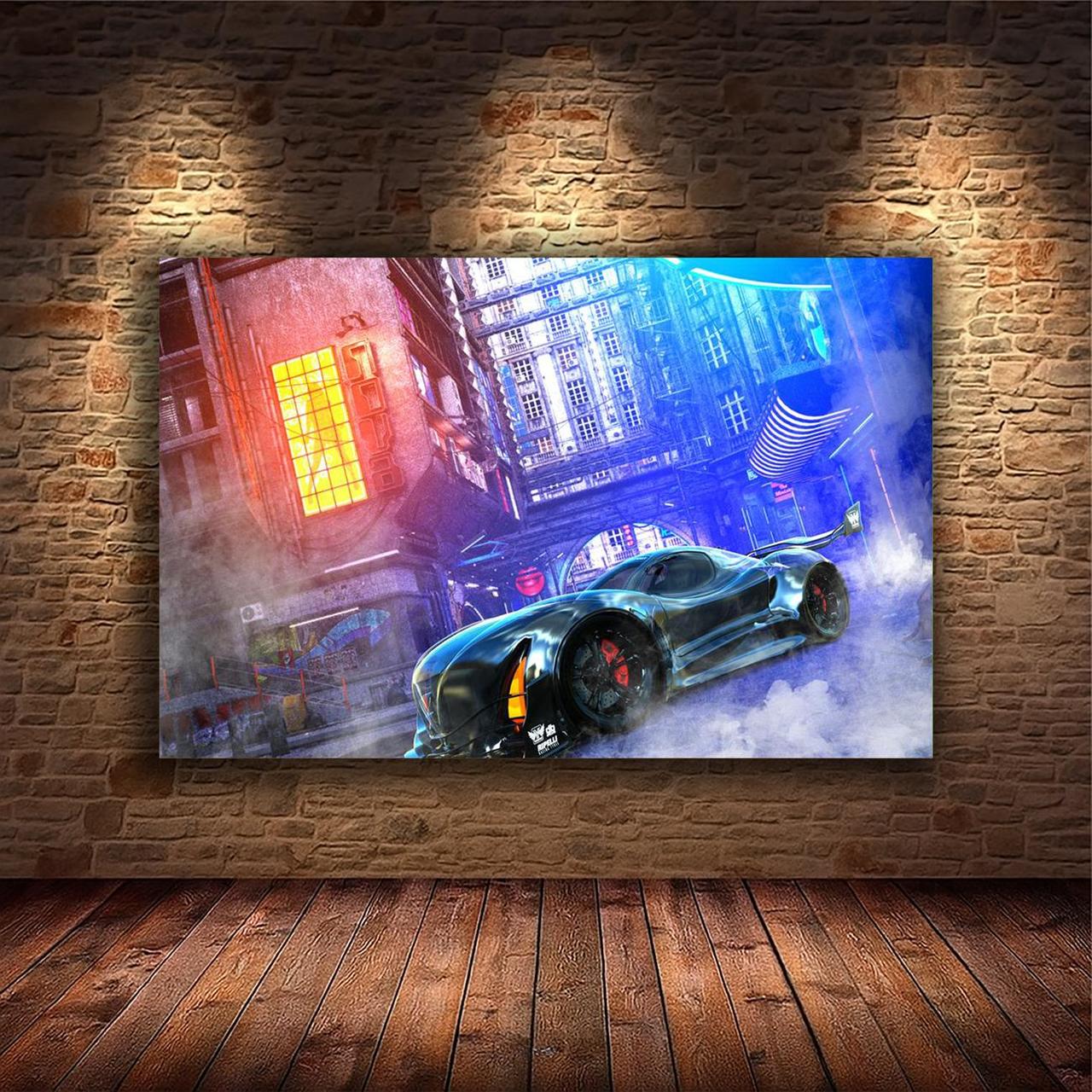 Картина на холсте Спортивный автомобиль 30x40 см (M174)