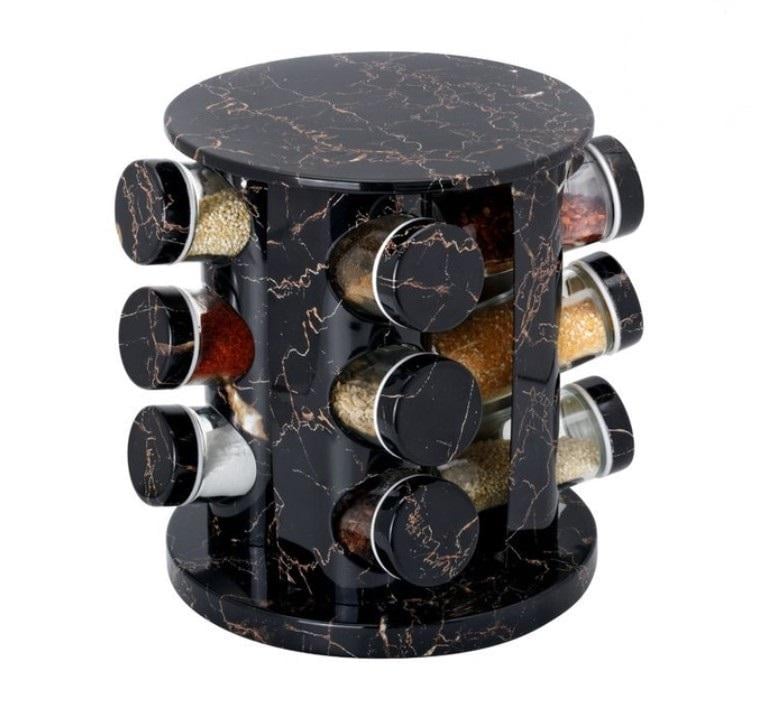 Набір спецівниць на підставці Empire Мармур 13 пр.