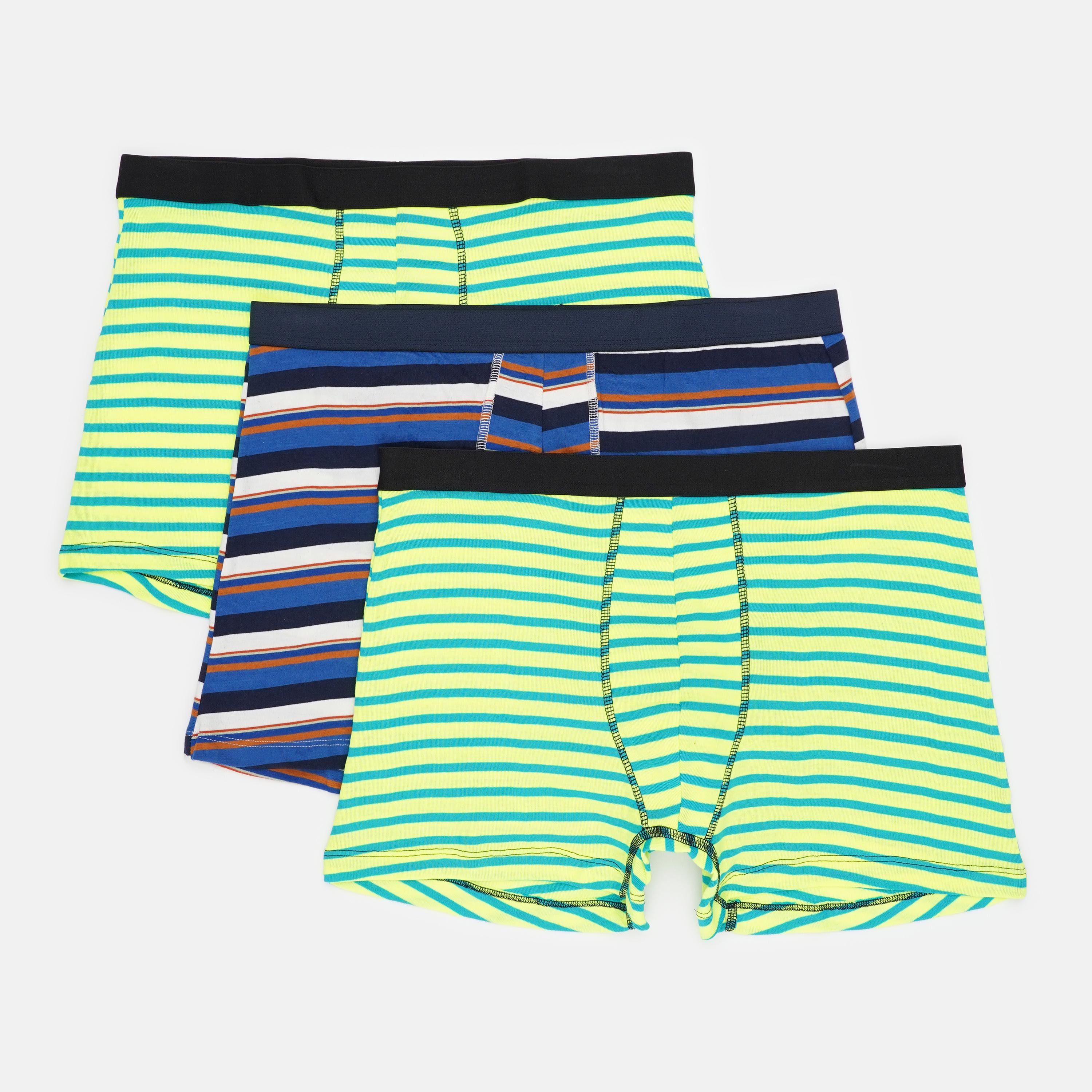 Труси Basic Collection 3 шт. XL Салатовий/Синій (14380929354)