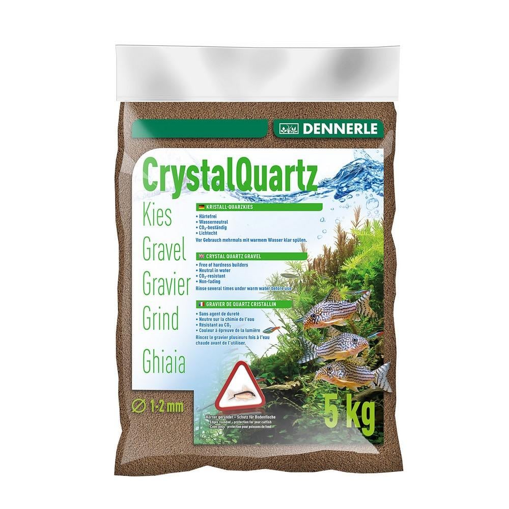 Грунт Dennerle Kristall-Quarz 1-2 мм кварц 5 кг Темно-коричневий (ATG-1755)