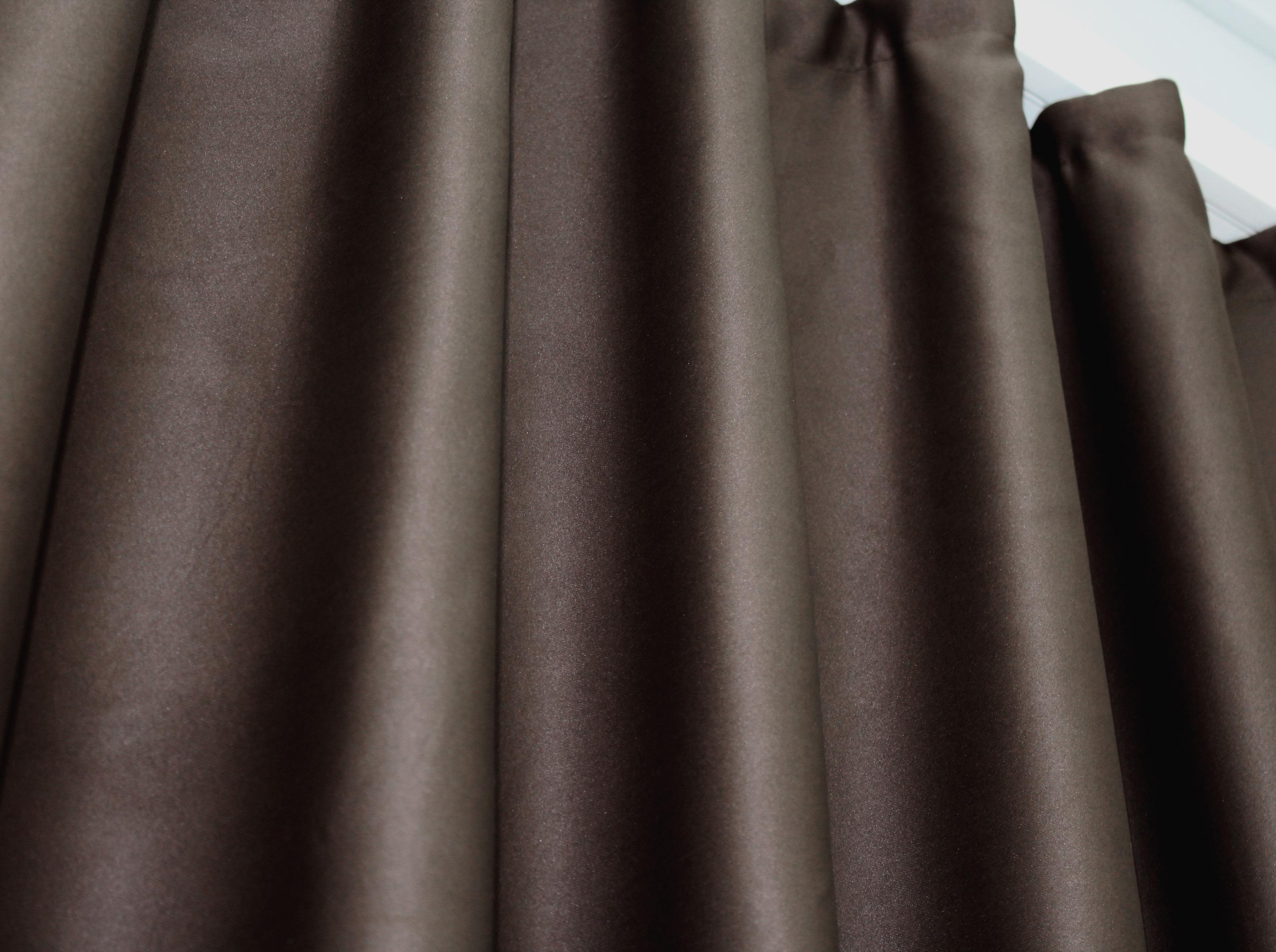 Комплект штор VR-Textil Bagema Rvs № 1008ш блэкаут 150х270 см 2 шт. Шоколадный (30-806) - фото 5