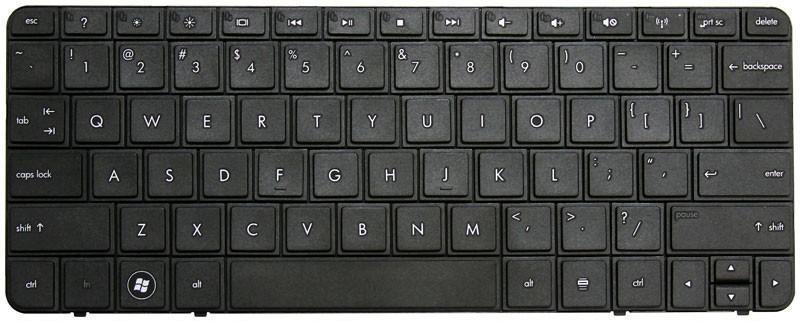 Клавіатура для ноутбука HP Mini 210-2000 Black