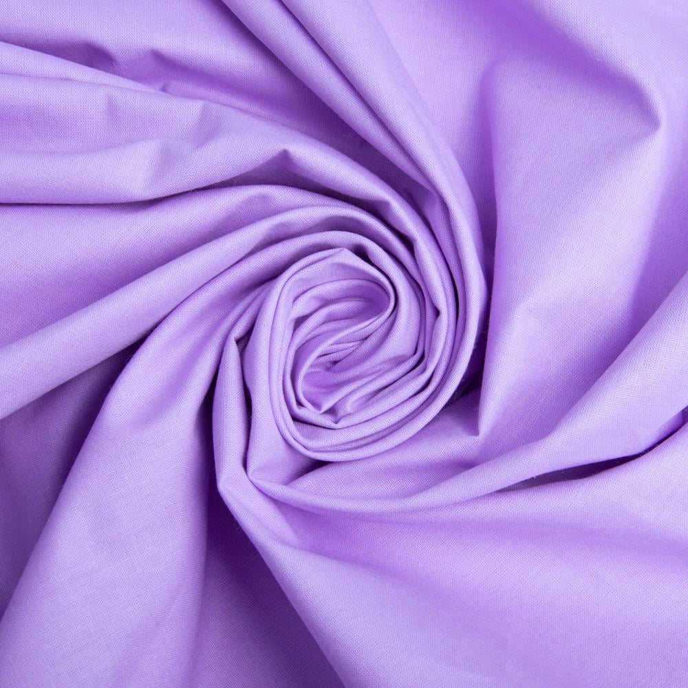 Ткань для постельного белья V-17 бязь ранфорс 2,4 м Сирень (20016)