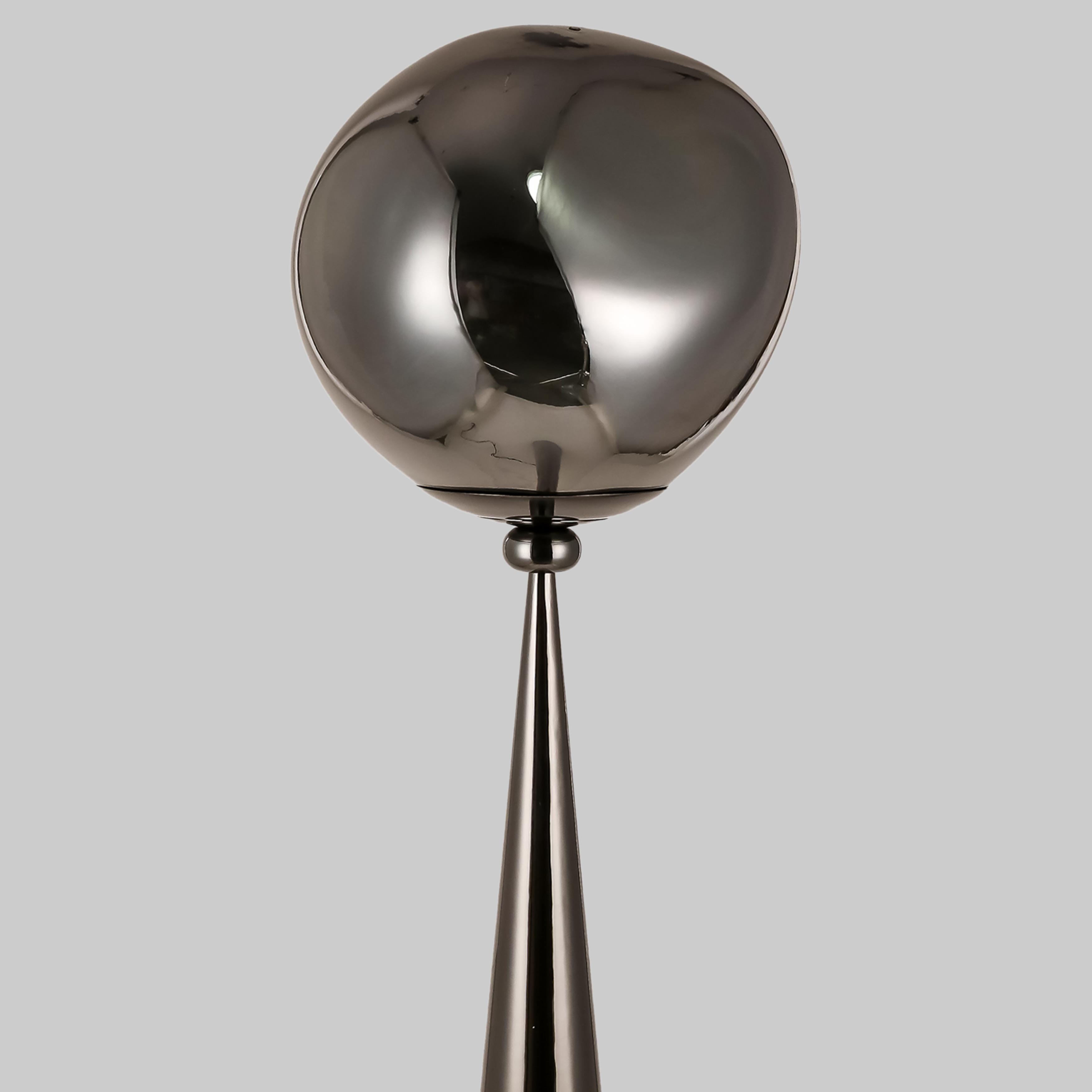 Торшер дизайнерський Melt з плафоном 38 см Графітовий (93-F01-1) - фото 4 Торшер дизайнерський Melt з плафоном 38 см Графітовий (93-F01-1) - фото 4