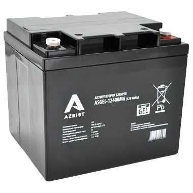 Аккумуляторная батарея AZBIST ASGEL-12400M6 12V 40 Ah с технологией GEL (30359700)