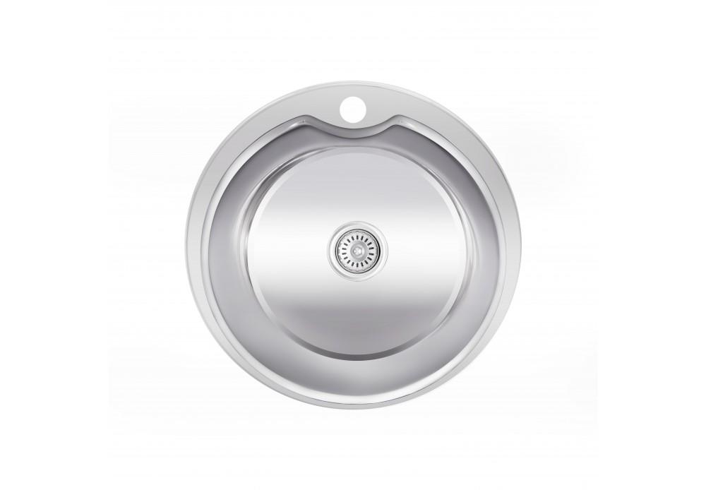 Кухонная мойка Lidz 510-D Polish 0,6 мм (LIDZ510POL06)