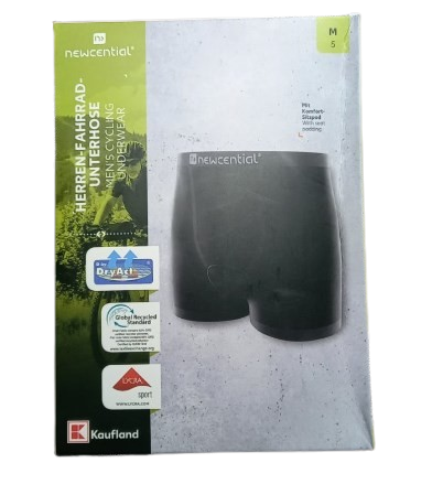 Велотруси чоловічі Newcential з анотомічним памперсом М Чорний (7576575) - фото 3 Велотруси чоловічі Newcential з анотомічним памперсом М Чорний (7576575) - фото 3