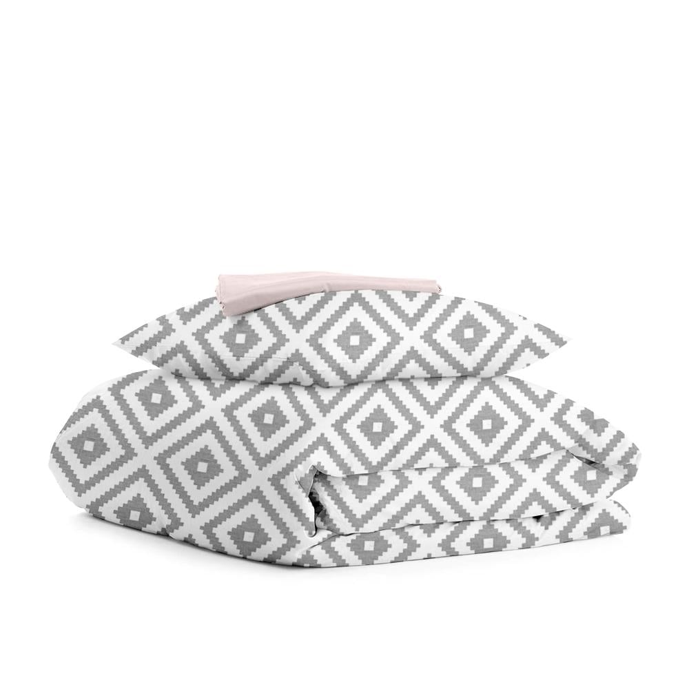 Подростковое постельно бельё ORNAMENT GREY ROSE