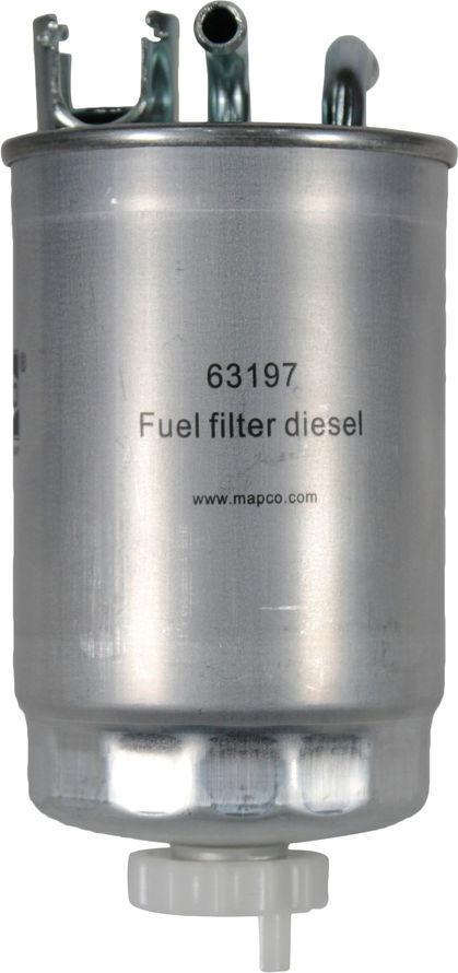Фильтр топливный MAPCO VW LT 28-55 с 88-96 г.в. 2.4D/2.4TD 63197