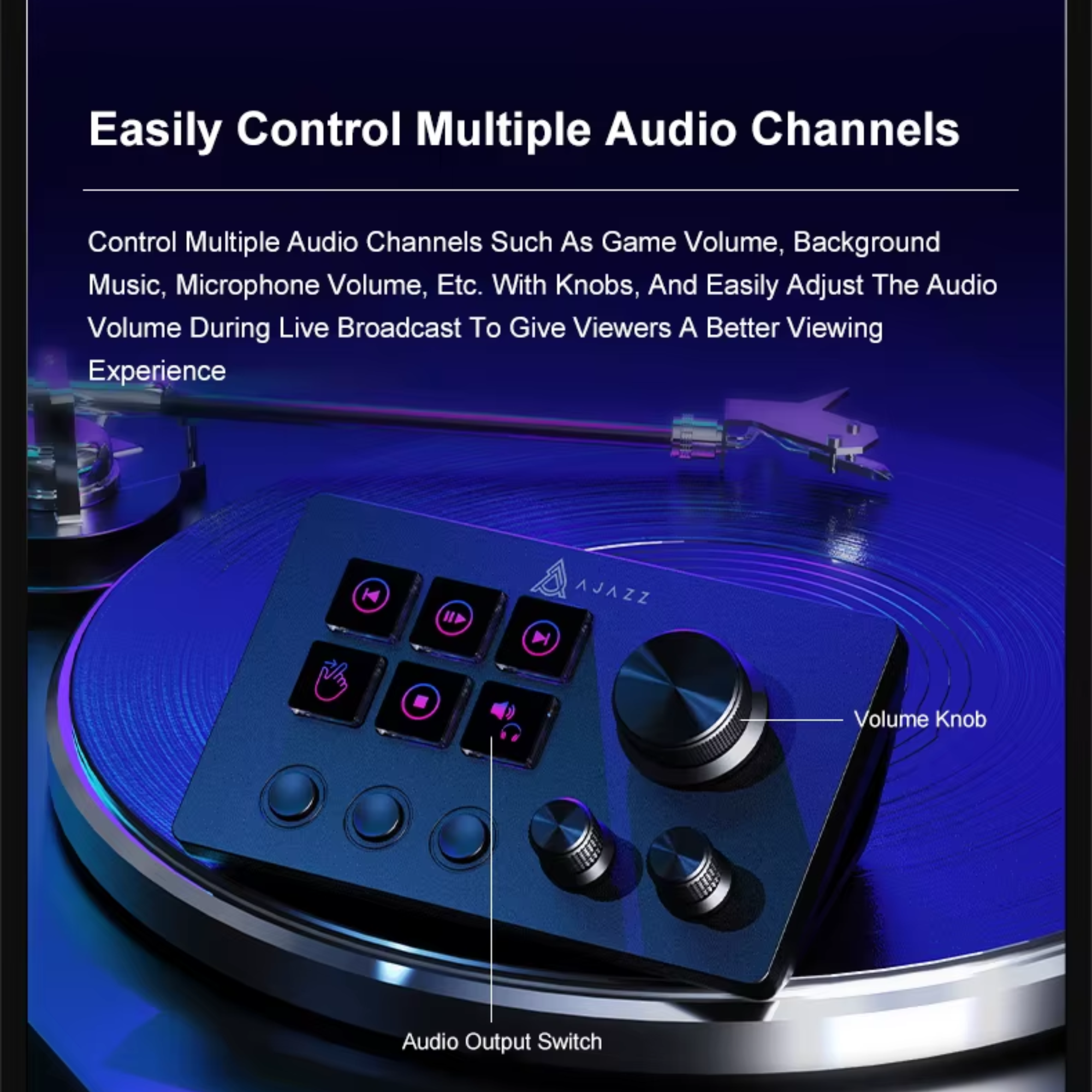 Клавиатура мини Ajazz AKP03E Black (24993870) - фото 2 Клавиатура мини Ajazz AKP03E Black (24993870) - фото 2